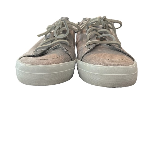 NWOB Sperry Top-Siders Crest Vibe sneakers memory foam canvas leather gray 8 - Picture 6 of 11